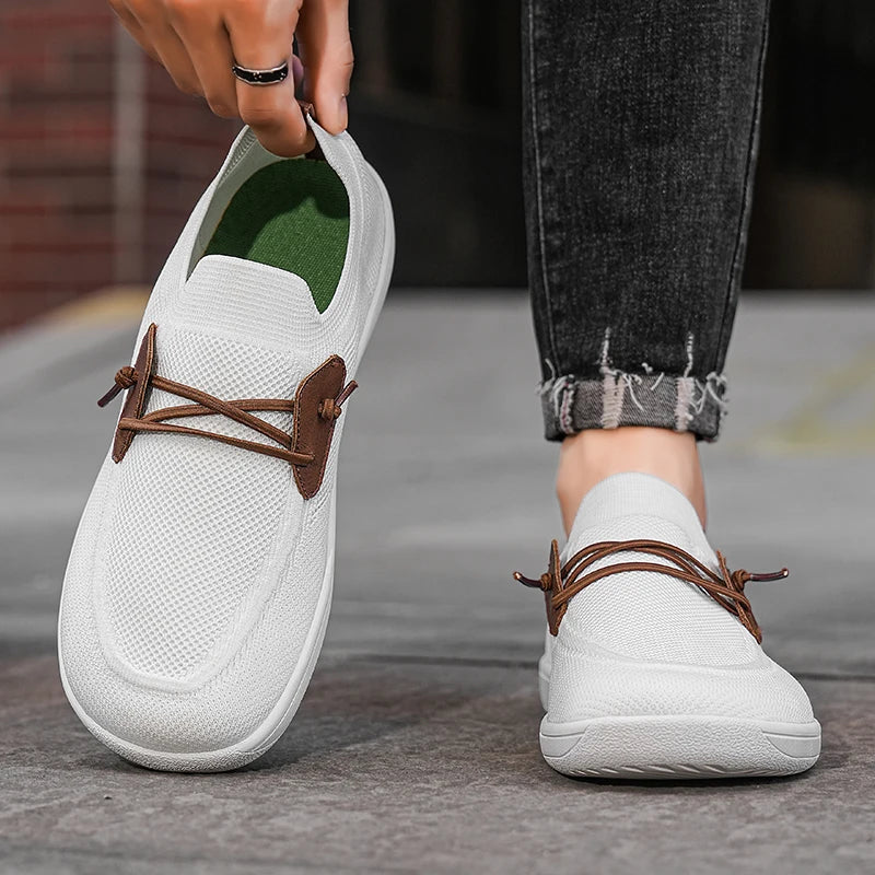 AirFlex Wide – Sapatos Barefoot Respiráveis De Grande Tamanho Para Homem