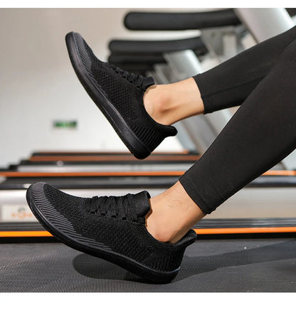AirKnit Motion – Sapatos Barefoot Respiráveis Com Biqueira Larga Unissexo