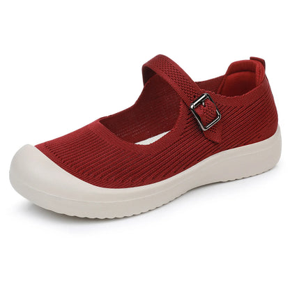 FlexiStep Air – Sapatos Mary Jane Barefoot Senhora Leves e Respiráveis
