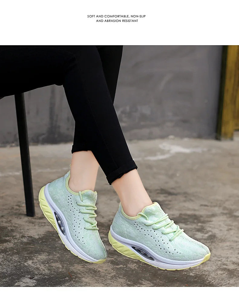 AirMotion Lift – Ténis Plataforma Conforto Femininos
