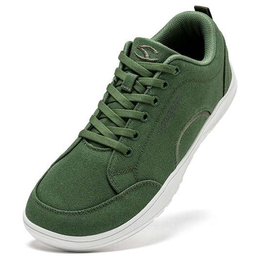 CanvasFlex Core – Sapatos Barefoot Minimalistas Em Canvas Com Biqueira Larga Unissexo