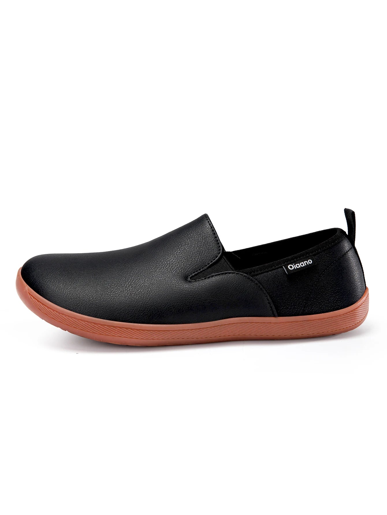 OfficeFlex Leather – Sapatos Minimalistas Com Biqueira Larga Em Pele Para Homem