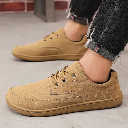 FlexUrban Split – Sapatos Barefoot Minimalistas Em Pele Sintética Para Homem