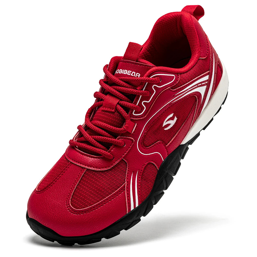 TerraFlex Retro – Sapatos barefoot minimalistas com biqueira larga unissexo