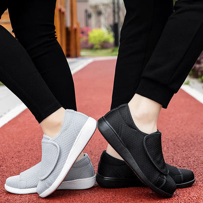 FlexiEase Ortopédico – Sapatos Anatómicos Unissexo com Ajuste em Velcro