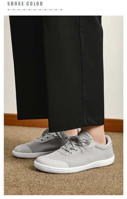 RelaxFlow Air – Sapatos Barefoot Minimalistas Com Biqueira Larga Unissexo