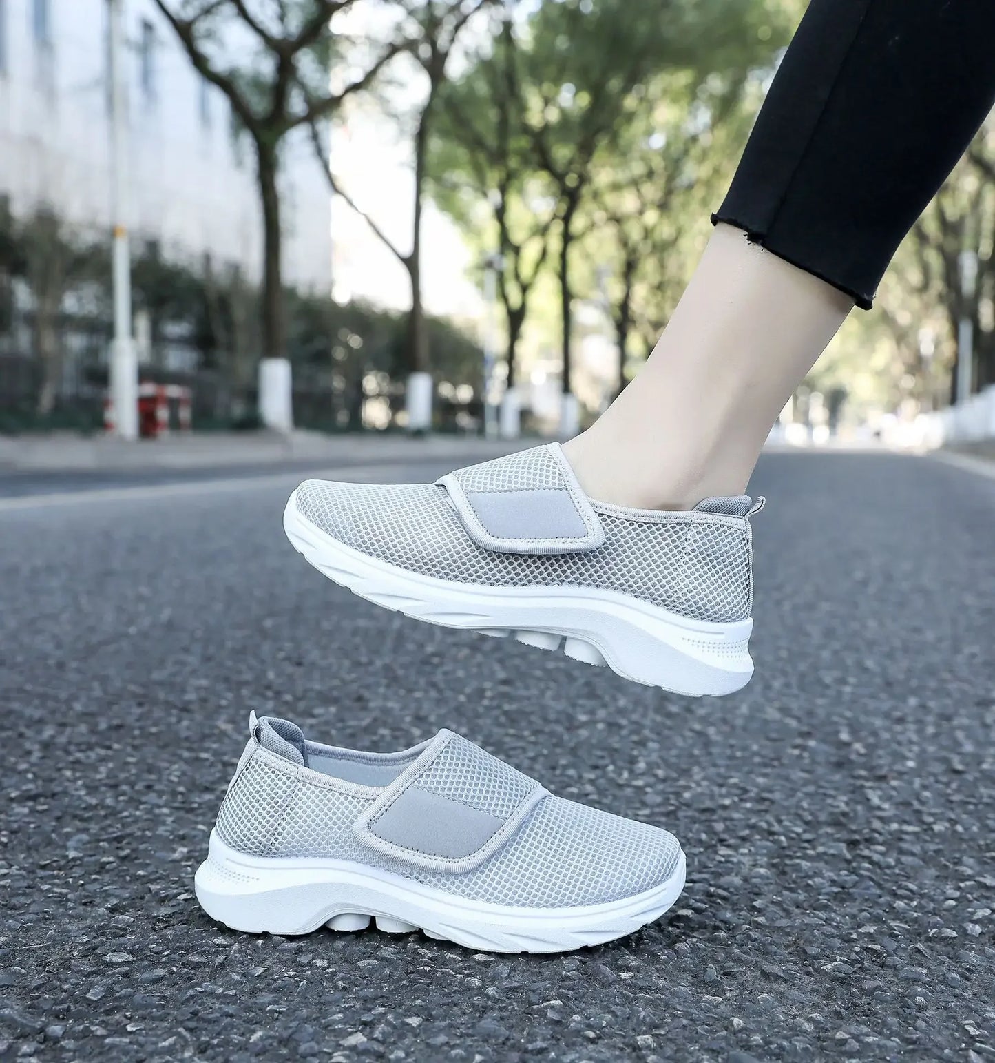 OrthoEase Comfort – Sapatos Ortopédicos Barefoot com Velcro