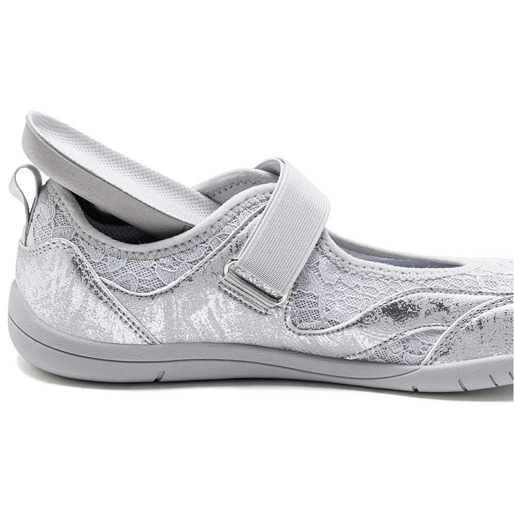 CloudStep Flow – Sapatos barefoot slip-on respiráveis unissexo