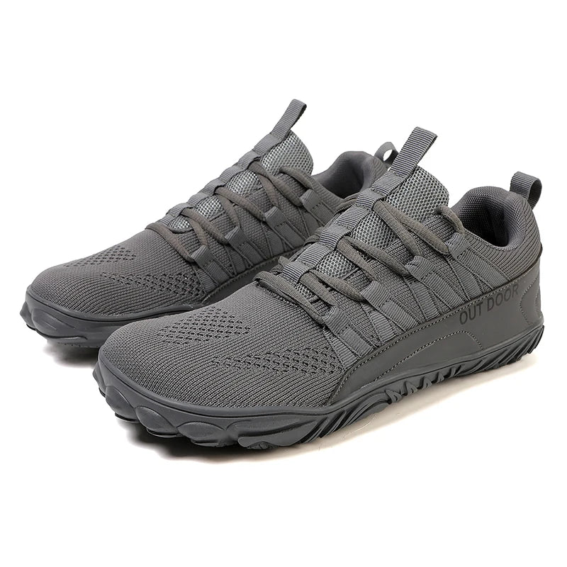 TrailAir Bamboo – Sapatos Barefoot Respiráveis Com Biqueira Larga Para Caminhada