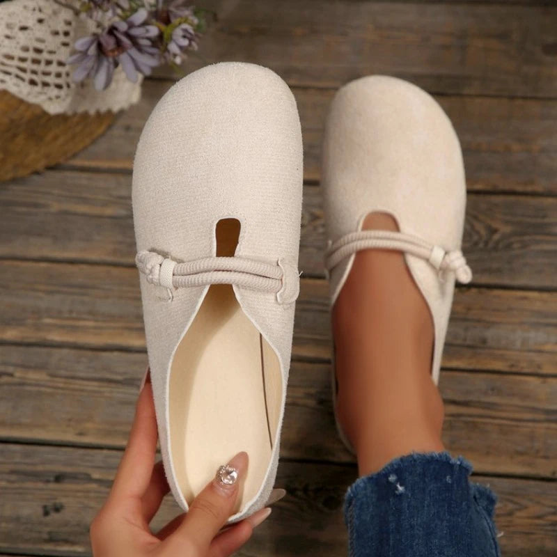 Veloura Barefoot Lady - Loafers Barefoot Senhora Camurça Casual Slip-On