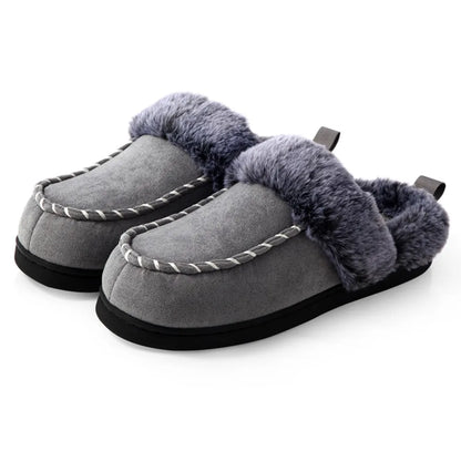 Evelisse - Pantufas Femininas de Inverno Fechadas e Forradas