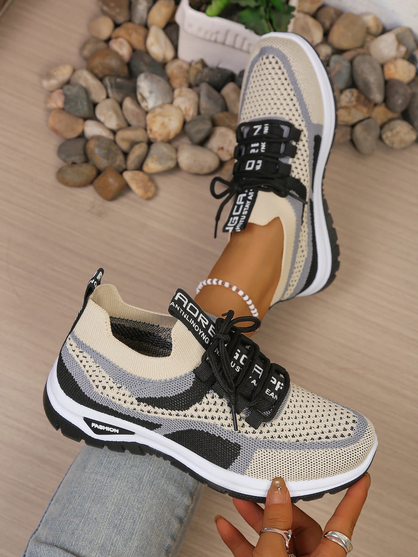 AeroLuna Knit – Sapatos Barefoot Femininos em Malha Respirável