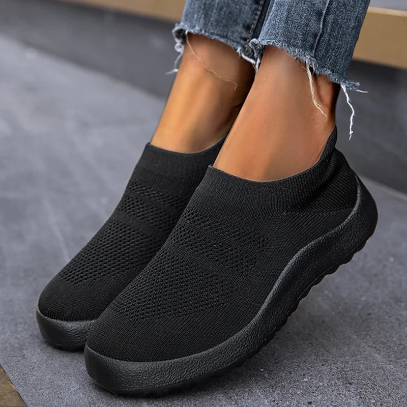 CoreRun Barefoot Lady - Ténis Barefoot Senhora Running Respiráveis Slip-On