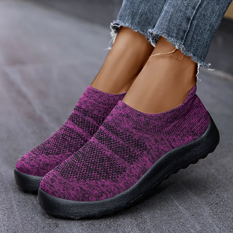 CoreRun Barefoot Lady - Ténis Barefoot Senhora Running Respiráveis Slip-On