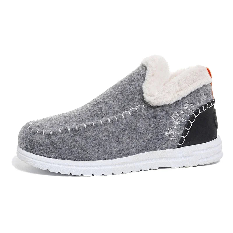Alverine - Botins Femininos de Inverno em Feltro