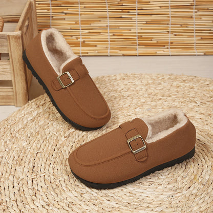 Nevora - Mocassins Femininos de Inverno Forrados