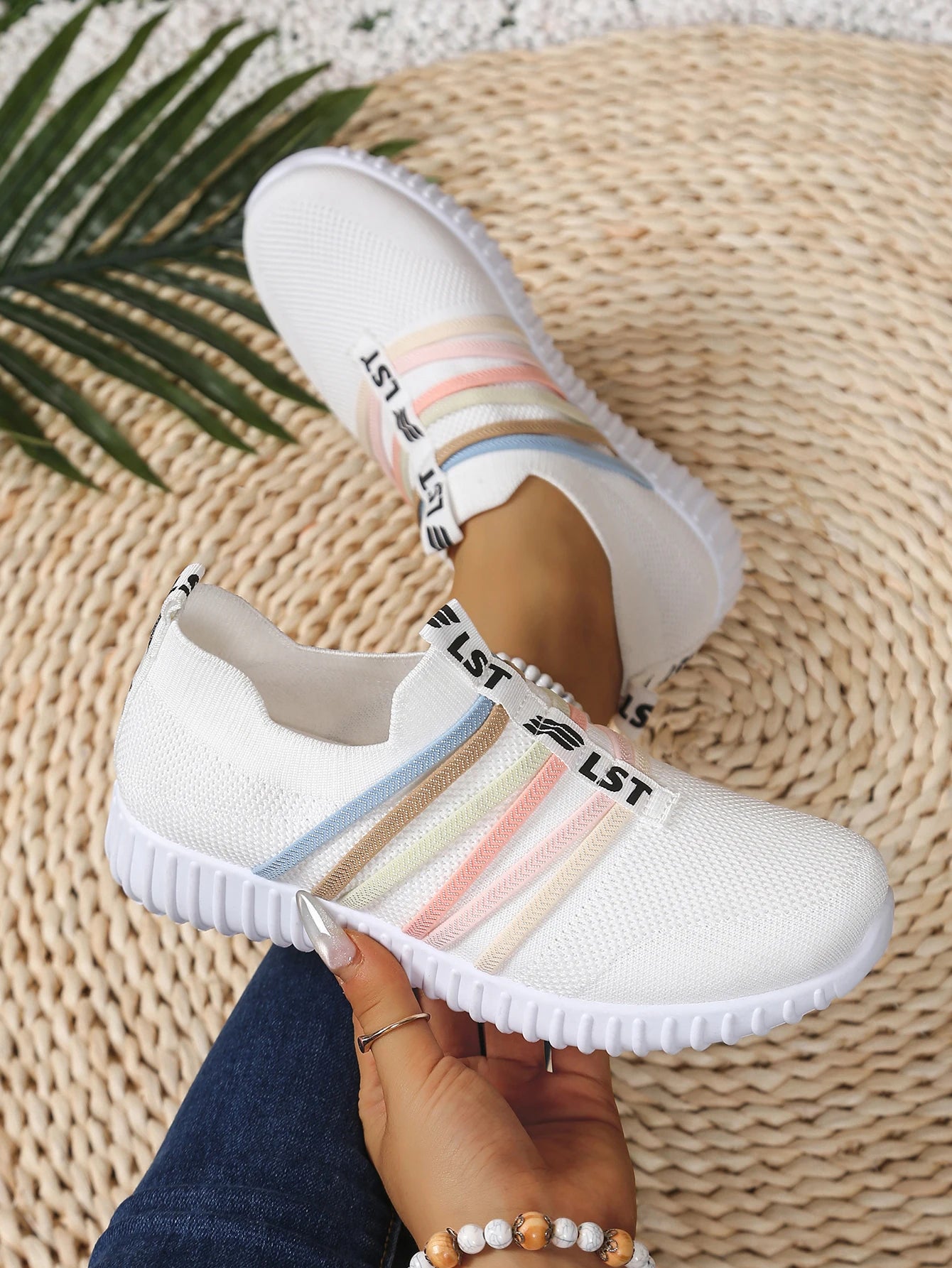 ColorEase Lady - Ténis Senhora Slip-On Leves Respiráveis Verão