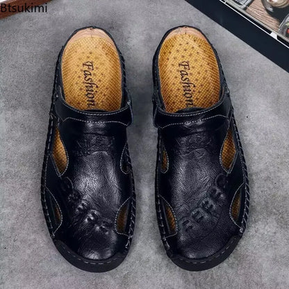 Heritage Walk – Sandálias em couro de estilo retro para homem