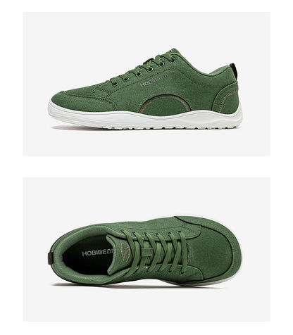 CanvasFlex Core – Sapatos Barefoot Minimalistas Em Canvas Com Biqueira Larga Unissexo