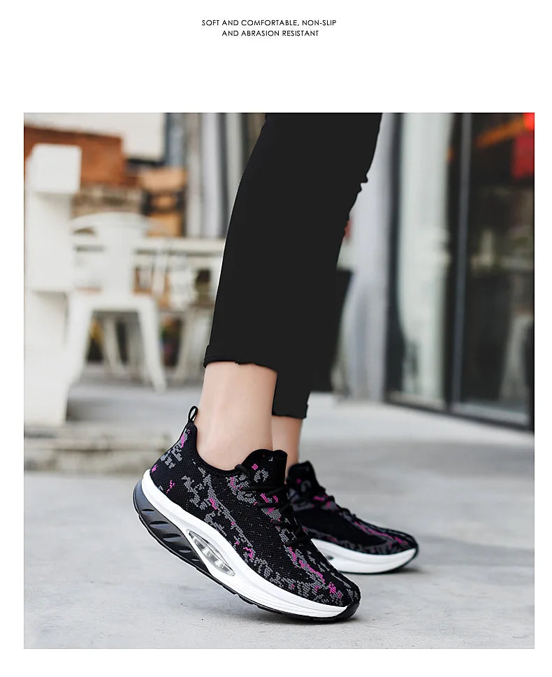 AirMotion Lift – Ténis Plataforma Conforto Femininos