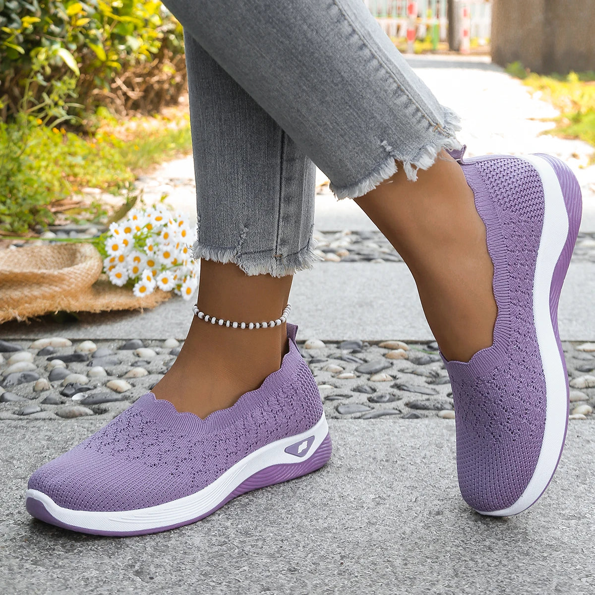 Élodie Soft Barefoot - Loafers Respiráveis Ultra Confortáveis