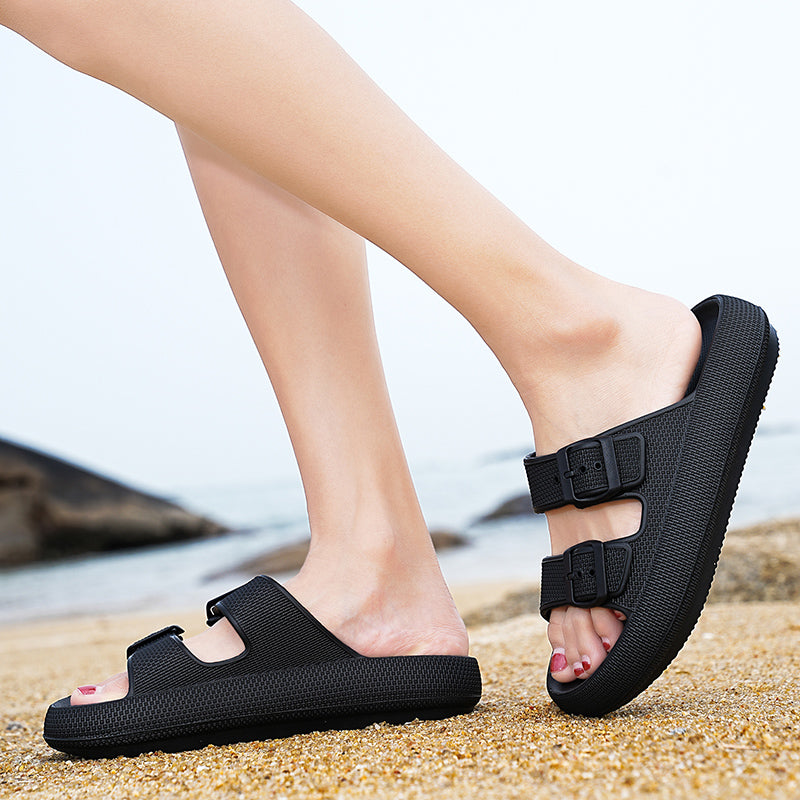 OrthoCloud Plus – Chinelos barefoot confortáveis e ajustáveis unissexo